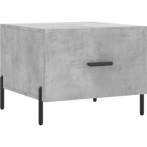 Maison Exclusive - Tavolino Salotto Grigio Cemento 50x50x40 cm Legno Multistrato