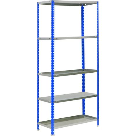 Simonrack Étagère Métal Bleu Galvanisé 5 Niveaux (1/3)