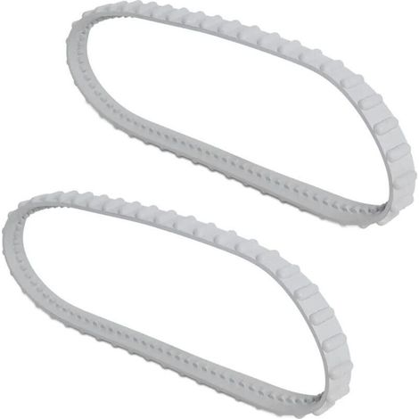 RCX23002 Courroies D'entraînement Exactes en Caoutchouc Compatible avec Hayward Aquavac Tiger Shark Plus QC SharkVac Nettoyeur de Piscine (2PCS)-- (1/4)