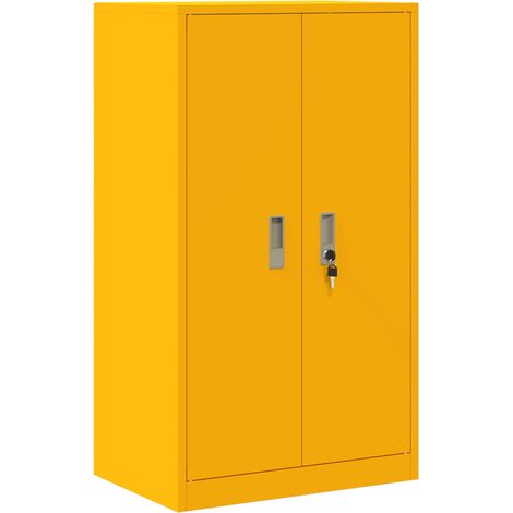 Maison Exclusive - Armario de almacenamiento Amarillo Mostaza 60