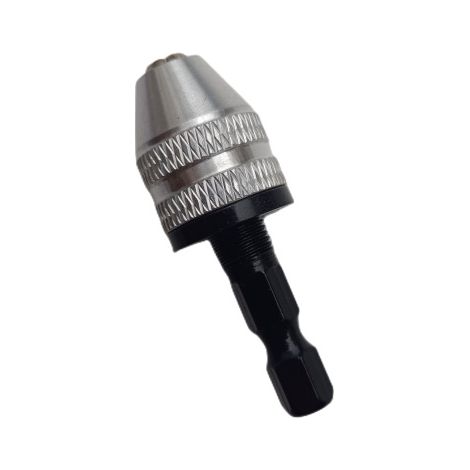 Mandrin de perçage à trois mors autocentrants à queue hexagonale à changement rapide (0,3-6,5 mm) mandrin de perçage pour meuleuse électrique (3,6 mm) (1/4)