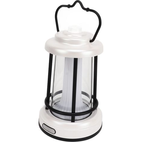 LED-Campinglaterne, tragbare Retro-Campinglampe mit stufenloser Dimmfunktion, 7 Farblichtmodi, wiederaufladbar (1/5)