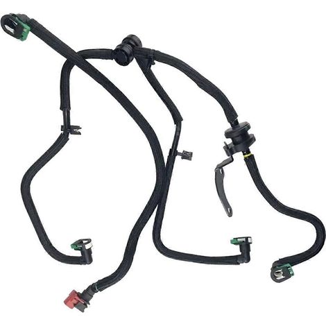 Électrovanne de canister de vapeurs de carburant GV61-9D289EG avec tuyau pour Ford - Noir (1/5)