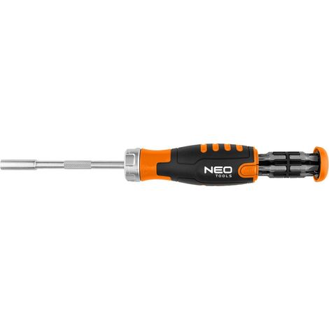 Juego de destornilladores Neo Tools 04-242 carraca magnético (1/2)