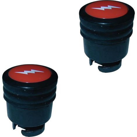 Lot de 2 interrupteurs à bouton-poussoir pour barbecue à gaz Weber Série Q