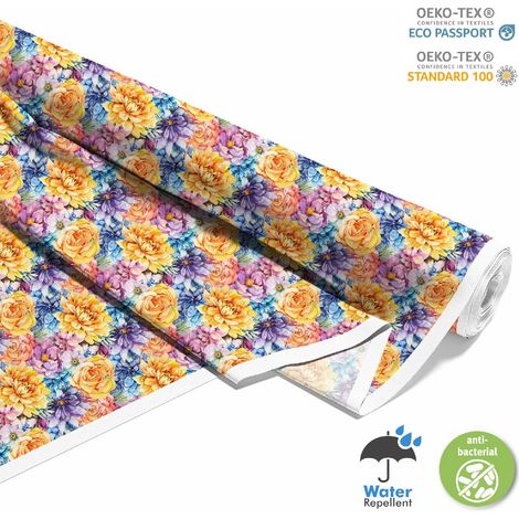 TESSUTI DECORATIVI PER ESTERNI OXFORD - Motivo Fiori I DX5223 (1/5)