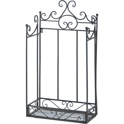 Etagère pliante à plantes Arabesques Droite 1 niveau (1/5)