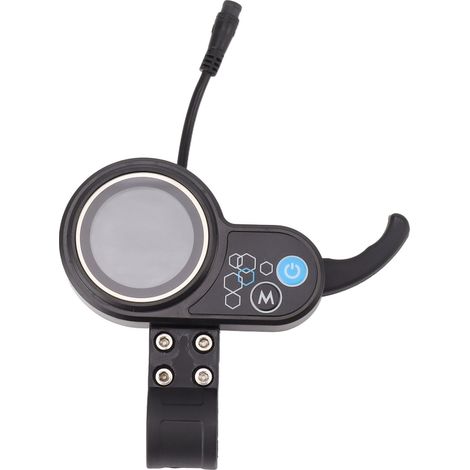 Écran LCD étanche pour scooter électrique avec connecteur mâle 6 broches et port USB