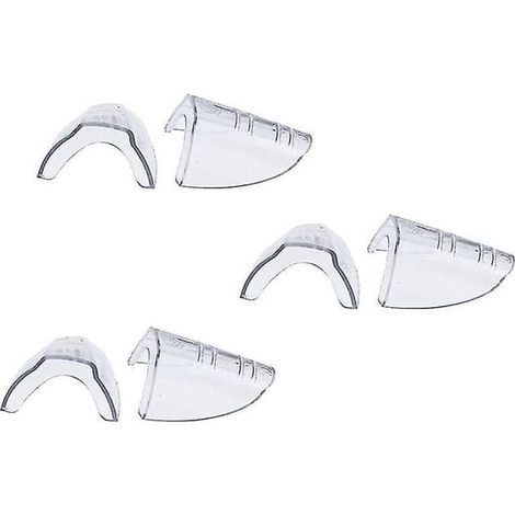 Lot de 3 paires de protections latérales transparentes pour lunettes de sécurité, compatibles avec les lunettes de petite et moyenne taille. (1/5)