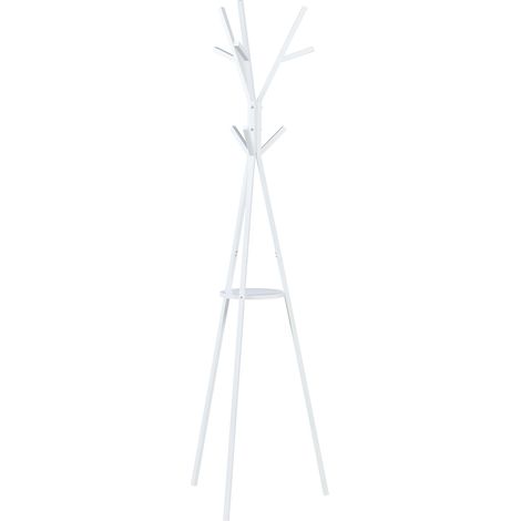 Appendiabiti da ingresso di design 179 x 48 x 48 cm bianco 030010366