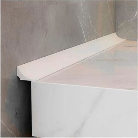 Bande d'étanchéité auto-adhésive pour baignoires et sols de salles de bains Blanche (2 m) (1/4)