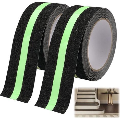 Antirutschband - 2 Rollen, 5 cm x 10 m - selbstklebend - für Treppen und Leitern - für den Innen- und Außenbereich. (1/5)
