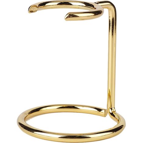 1 Support Rasoir Et Blaireau, Acier Inoxydable, Taille Universelle, Couleur Or, Pour Salle De Bain (1/5)