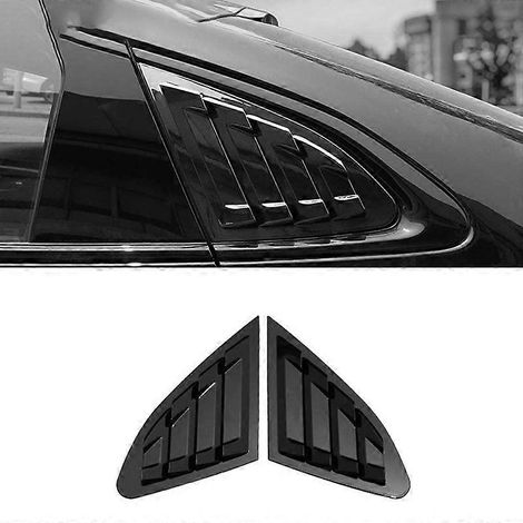 Garniture de volet de lunette arrière pour Chevrolet Malibu 2016-2019, finition noire brillante (1/5)
