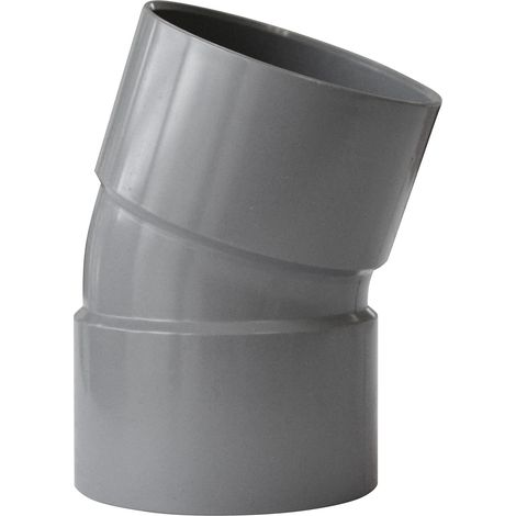 Coudes PVC 20° Jardibric Femelle Femelle Raccords d'évacuation Ø100 (1/2)