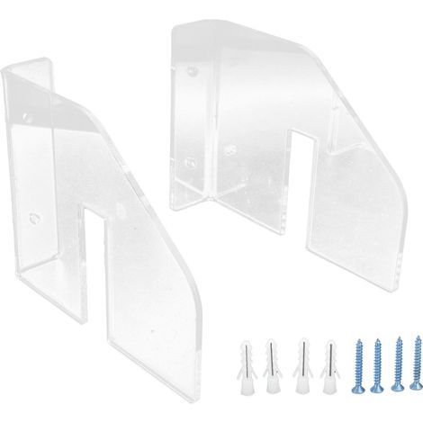 Support mural acrylique transparent pour skateboards, crochet de rangement mural pour chambre, salon, décoration (1/5)