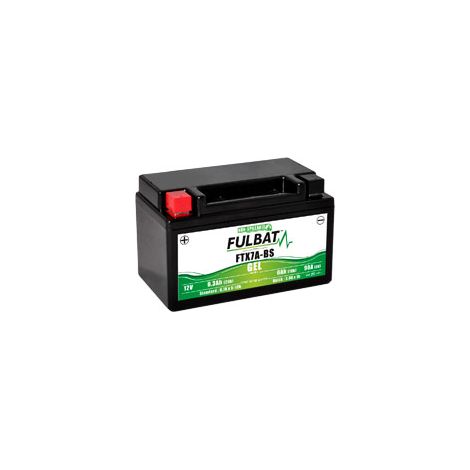 Fulbat – Batterie moto Gel 12V 6Ah – Technologie sans entretien – Polarité plus à gauche – Évacuation des gaz à droite (1/6)