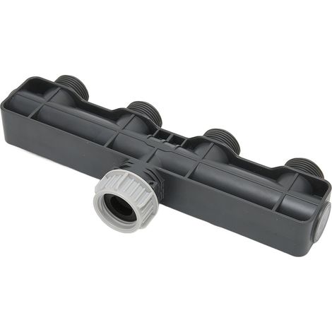 Robinet de jardin à 4 voies G3/4 femelle/mâle, vanne d'irrigation multifonctionnelle pour jardin, terrasse et ferme (1/5)