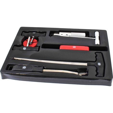 Coffret d' outils decoupe joint pour depose pare brise (1/3)