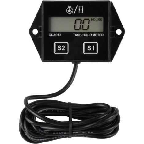 Contagiri digitale, promemoria di manutenzione, batteria sostituibile, spegnimento automatico, da utilizzare per tosaerba, trattori, generatori, ATV, motoslitte e motoslitte.