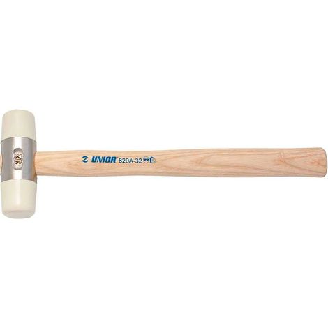 Hammer Unior 820A Polyurethan Kopf ergonomischer Holzgriff