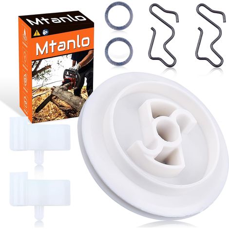 Kit de rondelle à ressort pour chien Stihl 024 026 MS240 MS260 1125 195 0401 (1/5)
