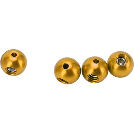 Embouts de câble de vélo ZTTO à billes réutilisables, sertis pour câbles de freins de VTT et de vélo de route, couleur or (1/5)
