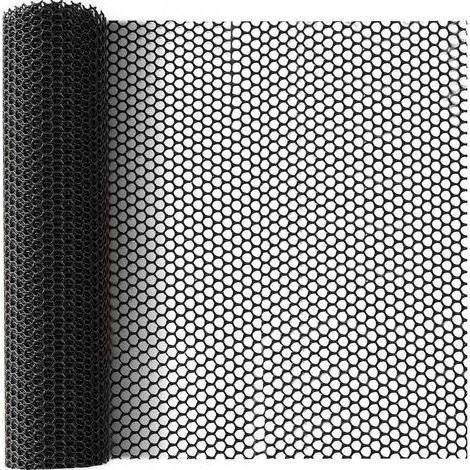 Filet en plastique noir, 5 m x 40 cm, filet de protection multi-usages pour arbres, chats, chiens, lapins et plantes (1/5)