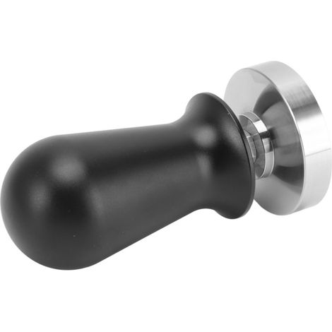 Tasseur à café en acier inoxydable, pression constante 30lb, ressort intégré, outil amovible de tassage du café en poudre 51mm/2,01in (1/5)