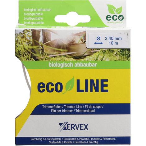 Xervex Ecoline Trimmerfaden F3.3 Ø 2,4 mm 10 m weiß (1/2)