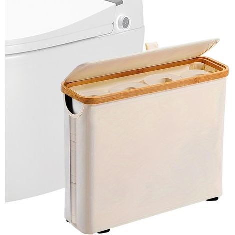 Organisateur de papier toilette pour salle bain, conteneur (1/5)