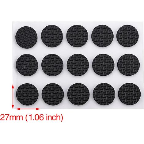 (Ensemble de 2 pièces) Patins auto-adhésifs pour pieds de meubles, antidérapants, amortissants, protection pour tables et chaises.