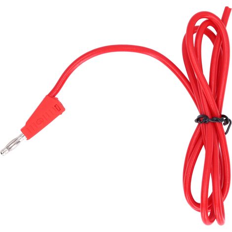 Câble de test PE laiton fiche banane 4mm rouge pour testeur de tension batterie camion fil électrique (1/5)