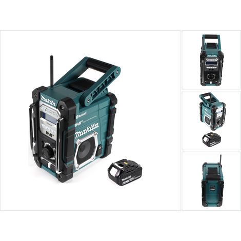 Makita DMR 112 G1 Akku Baustellen Radio 7,2 - 18V Bluetooth DAB+ + 1x 6,0Ah Akku - ohne Ladegerät (1/5)