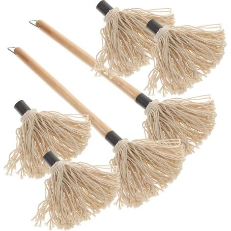8-teiliges Grillbürsten-Set aus Baumwollfasern (1/5)