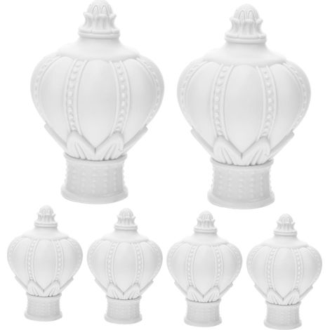 Embouts De Tringle À Rideaux en Plastique pour Tringles De 30 À 32 Pièces Embouts De Tringle À Rideaux Artistiques en Plastique pour Pièces (1/5)