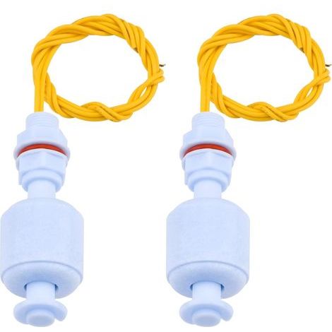 2er-Pack Wasserstandssensoren, Schwimmer für Hydrokultur, Gartenbau, Aquarium, Schwimmbad – 10 W, 52 mm