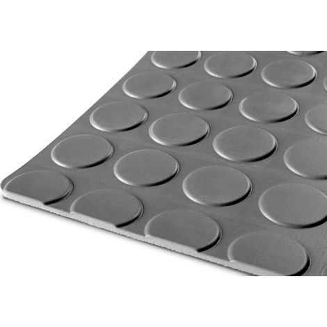 Mw Tools – Tapis de sécurité caoutchouc pastille 10m x 1,2m x 3mm antidérapant – Pour vestiaires et salles de fitness – RRNG1200 (1/5)