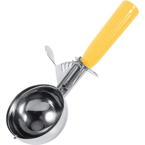 Cuillère à crème glacée 1Pc aux fruits en acier inoxydable pratique (1/5)