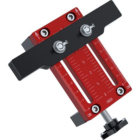 Kit de pose porte meuble coffe à bras support réglable repère perçage alliage aluminium outil installation portes (1/5)
