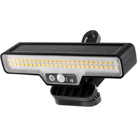 Lampada solare a clip con sensore di movimento - luce calda