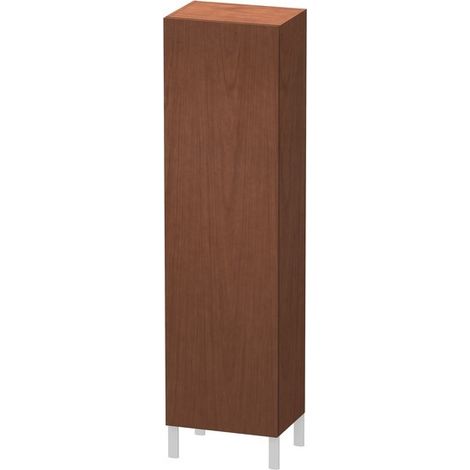 DU Hochschrank L-Cube 363x500x1760mm 1 Tür, TA re., amerik.nussbaum (1/5)