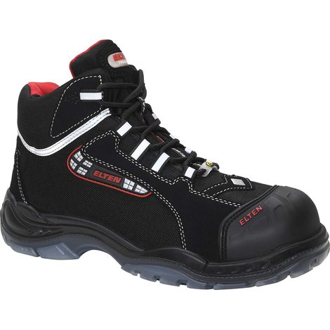ELTEN SANDER Pro ESD S3, scarpe antinfortunistiche da uomo, leggere, puntale in plastica (più leggero del puntale in acciaio), materiale tomaia: tessuto, fodera interna: tessuto (traspirante), 45 (1/4)