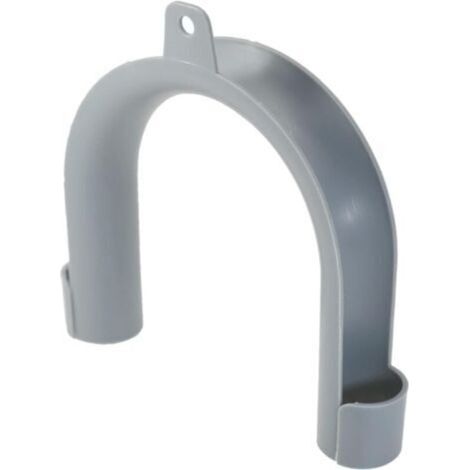 U-förmiger Abflussschlauchhaken, für 20–26 mm Abflussrohre, ideal für Haushaltsgeräte, Waschmaschinen und Geschirrspüler, grau, 1 Stück