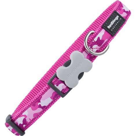 Collare per Cani Red Dingo Mimetico Fucsia 20-32 cm