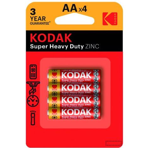 Pila Kodak Zinc Heavy-duty Stilo 4PZ AA