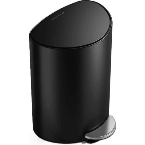 Simplehuman - Poubelle 6 l, noir mat CW2109 (1/5)
