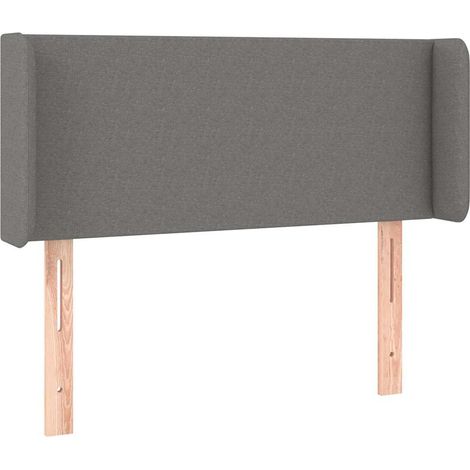 Maison Exclusive - Cabecero de tela gris oscuro 93x16x78/88 cm (1/5)