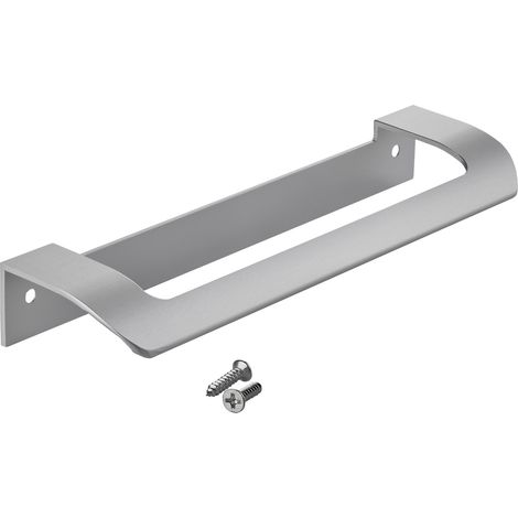 SOTECH Möbelgriff LYS BA 160 mm Griff für Schränke, Schubladen und Falttüren, Chrom matt, 1 Stück (1/4)