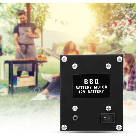 Moteur de barbecue haute puissance 12 V en aluminium FD608A-3, accessoire pour barbecue d'extérieur, prise UE 100-240 V (1/5)